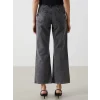 LCW Jeans GRİ Wideleg Kadın Jean Pantolon
