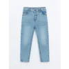 LCW Kids İNDİGO Beli Lastikli Basic Erkek Çocuk Jean Pantolon