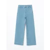 LCW Jeans İNDİGO Wideleg Kadın Jean Pantolon