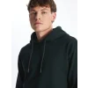 LCW Casual YEŞİL Uzun Kollu Erkek Kalın Hoodie