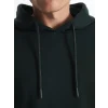 LCW Casual YEŞİL Uzun Kollu Erkek Kalın Hoodie