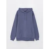 LCW Casual İNDİGO Uzun Kollu Erkek Kalın Hoodie