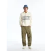 LCW Casual BEJ Dik Yaka Uzun Kollu Baskılı Erkek Kalın Sweatshirt