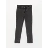 LCW Kids SİYAH Skinny Fit Kız Çocuk Jean Pantolon