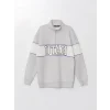 LCW Casual BEYAZ Dik Yaka Uzun Kollu Baskılı Erkek Kalın Sweatshirt