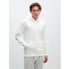 LCW Casual EKRU Uzun Kollu Erkek Kalın Hoodie