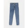 LCW Kids MAVİ Skinny Fit Kız Çocuk Jean Pantolon