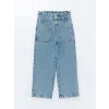 LCW Kids MAVİ Beli Lastikli Kız Çocuk Jean Pantolon