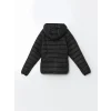LCW Kids SİYAH Kapüşonlu Erkek Çocuk Şişme Mont
