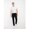 LCW Casual SİYAH Slim Fit Erkek Kalın Eşofman Altı