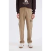 Defacto B4142 Bej Yazlık Kargo Cepli Düz Paça Pantolon