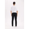 Defacto D5966 Siyah Yazlık Jogger Pantolon Penye Beli Bağcıklı Cepli