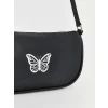LCW ACCESSORIES SİYAH Kelebek Baskılı Kız Çocuk Kol Çantası