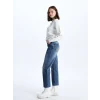 LCW Jeans İNDİGO Straight Fit Kadın Jean Pantolon