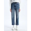 LCW Jeans İNDİGO Straight Fit Kadın Jean Pantolon