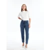 LCW Jeans İNDİGO Mom Fit Kadın Jean Pantolon