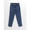 LCW Jeans İNDİGO Mom Fit Kadın Jean Pantolon