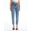 LCW Jeans İNDİGO Mom Fit Kadın Jean Pantolon