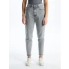 LCW Jeans GRİ Mom Fit Kadın Jean Pantolon
