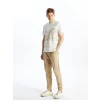 XSIDE BEJ Standart Kalıp Gabardin Erkek Jogger Pantolon