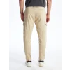 XSIDE BEJ Slim Fit Erkek Kargo Pantolon