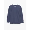 LCWAIKIKI Classic İNDİGO Bisiklet Yaka Uzun Kollu Erkek Sweatshirt