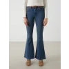 LCW Jeans İNDİGO Mars Flare Kadın Jean Pantolon