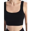 XSIDE SİYAH U Yaka Seamless Kadın Sporcu Büstiyer
