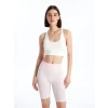 XSIDE ACTIVE BEYAZ Kadın U Yaka Düz Spor Büstiyer