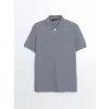 XSIDE GRİ Polo Yaka Kısa Kollu Erkek Tişört