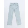 LCW Jeans İNDİGO Straight Fit Kadın Jean Pantolon