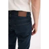 Defacto B4860 Mavi Pedro Slim Fit Dar Kalıp Normal Bel Dar Paça Jean Pantolon