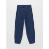 LCW Kids İNDİGO Mom Fit Kız Çocuk Jean Pantolon