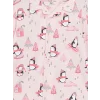 LCW baby PEMBE Gömlek Yaka Baskılı Kız Bebek Pijama Takım