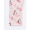 LCW baby PEMBE Gömlek Yaka Baskılı Kız Bebek Pijama Takım