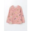 LCW Kids PEMBE Bisiklet Yaka Polar Kız Çocuk Pijama Takımı