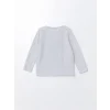 LCW Kids GRİ Bisiklet Yaka Polar Kız Çocuk Pijama Takımı