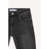 Defacto E3478 Gri Carlo Skinny Fit Ekstra Dar Kalıp Normal Bel Ekstra Dar Paça Jean Pantolon