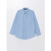 LCW Modest MAVİ Düz Oversize Kadın Gömlek Tunik