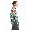 LCWAIKIKI Classic YEŞİL Desenli Kadın Gömlek Tunik