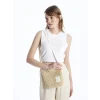 LCW ACCESSORIES BEYAZ Kadın Hasır Omuz Çantası