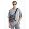 LCW ACCESSORIES GRİ Düz Erkek Göğüs Çantası