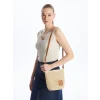 LCW ACCESSORIES KAHVERENGİ Kadın Hasır Omuz Çantası
