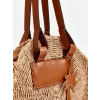 LCW ACCESSORIES BEJ Kadın Hasır Omuz Çantası