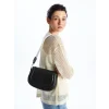 LCW ACCESSORIES SİYAH Deri Görünümlü Kadın Omuz Çantası