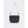 LCW ACCESSORIES SİYAH Deri Görünümlü Kadın Omuz Çantası