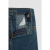 Defacto B5564 Yeşil Erkek Çocuk Slim Fit Düz Paça Jean Basic Pantolon