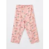 LCW DREAM PEMBE Gömlek Yaka Desenli Kısa Kollu Kadın Kaprili Pijama Takımı