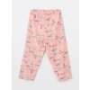 LCW DREAM PEMBE Gömlek Yaka Desenli Kısa Kollu Kadın Kaprili Pijama Takımı