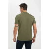 Defacto C5586 Haki New Regular Fit Fermuarlı Kısa Kollu Basic Düz Polo Tişört